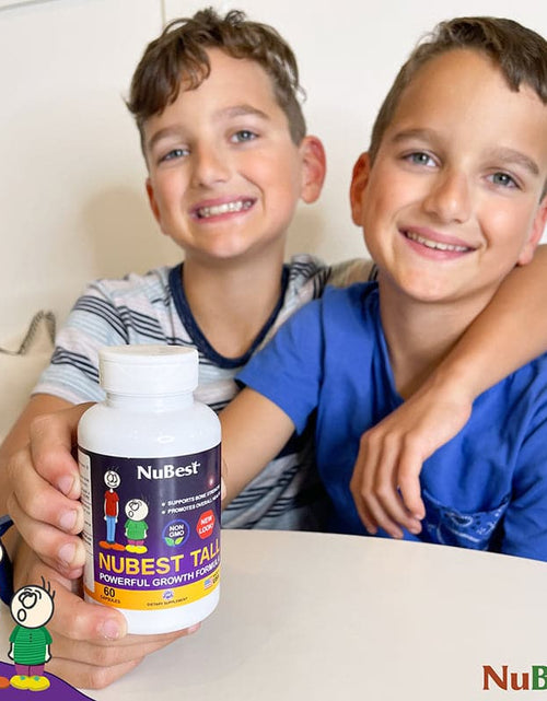 Load image into Gallery viewer, NuBest Tall, Powerful Growth for Kids &amp; Teens (5+), Non-Milk Drinkers, 60 Capsules by NuBest Nutrition®
