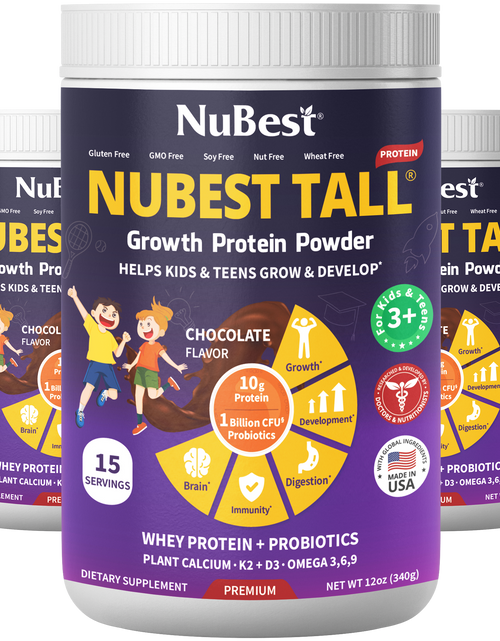 Load image into Gallery viewer, NuBest Tall Protein, Chocolate Shake, 15 servings by NuBest Nutrition®
