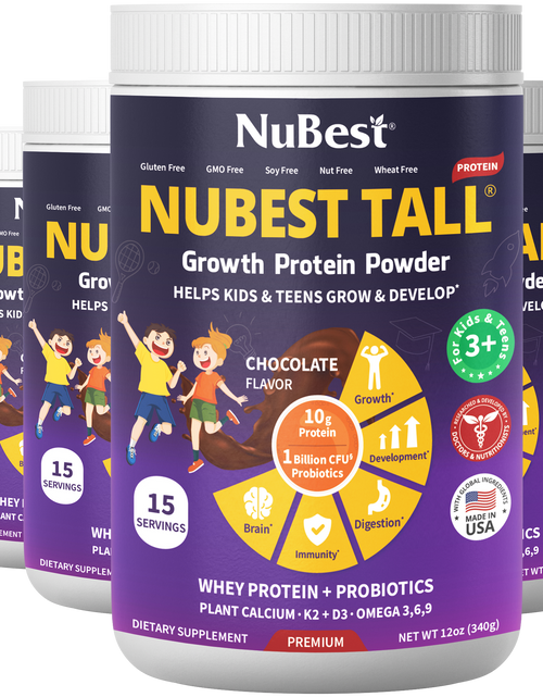 Load image into Gallery viewer, NuBest Tall Protein, Chocolate Shake, 15 servings by NuBest Nutrition®

