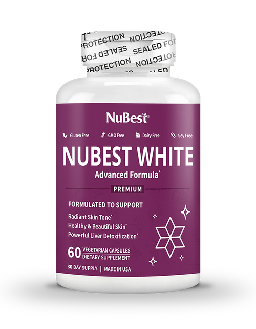 Load image into Gallery viewer, NuBest White, Skin Brightening Formula, 60 Vegan Capsules by NuBest Nutrition®
