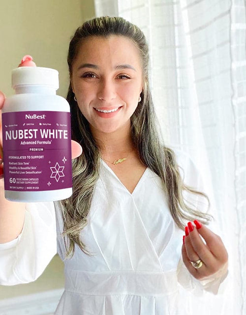Load image into Gallery viewer, NuBest White, Skin Brightening Formula, 60 Vegan Capsules by NuBest Nutrition®
