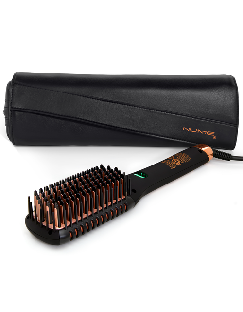 Load image into Gallery viewer, NuMe Straightening Heat Brush by NuMe
