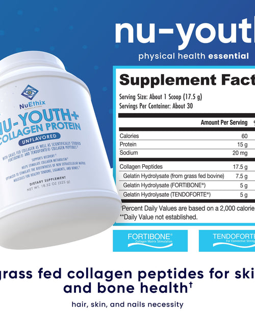 Load image into Gallery viewer, Nu-Youth+ Collagen Protein by NuEthix Formulations
