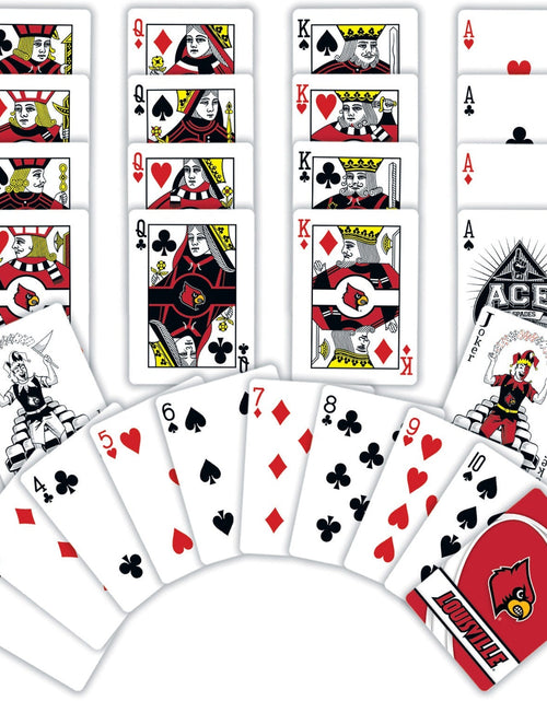 Load image into Gallery viewer, Louisville Cardinals Playing Cards - 54 Card Deck by MasterPieces Puzzle Company INC
