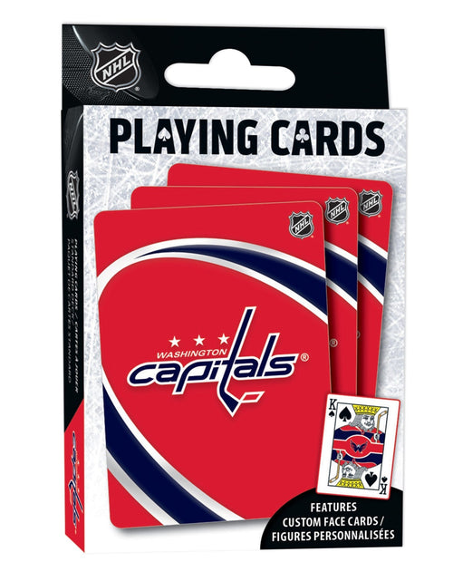 Load image into Gallery viewer, Washington Capitals Playing Cards - 54 Card Deck by MasterPieces Puzzle Company INC
