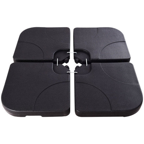 Load image into Gallery viewer, 20 Inch Patio Offset Water Filled Plate Umbrella Base Sand
