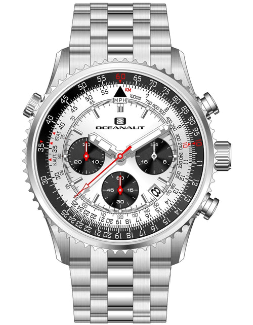 Load image into Gallery viewer, Oceanaut Men's Flight Silver Dial Watch - OC0121 by Balec Group

