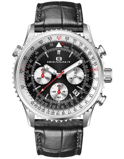 Load image into Gallery viewer, Oceanaut Men's Flight Black Dial Watch - OC0125 by Balec Group

