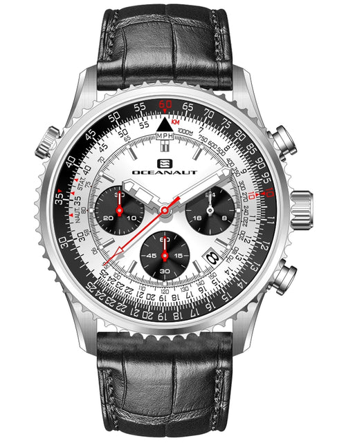 Load image into Gallery viewer, Oceanaut Men's Flight Silver Dial Watch - OC0126 by Balec Group
