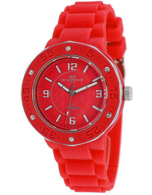 Load image into Gallery viewer, Oceanaut Women's Acqua Red Dial Watch - OC0225 by Balec Group

