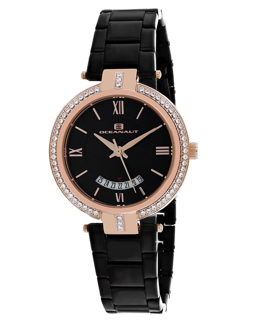 Load image into Gallery viewer, Oceanaut Women's Amaya Black Dial Watch - OC0293 by Balec Group
