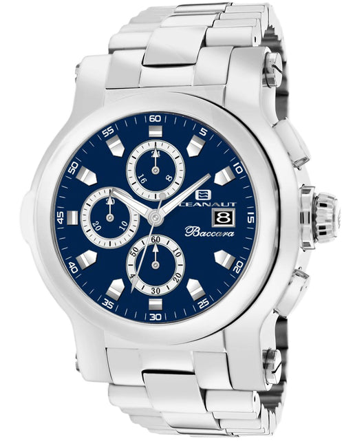 Load image into Gallery viewer, Oceanaut Men's Baccara XL Navy blue Dial Watch - OC0822 by Balec Group

