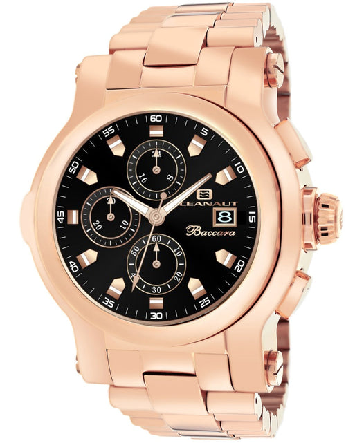 Load image into Gallery viewer, Oceanaut Men's Baccara XL Black Dial Watch - OC0827 by Balec Group

