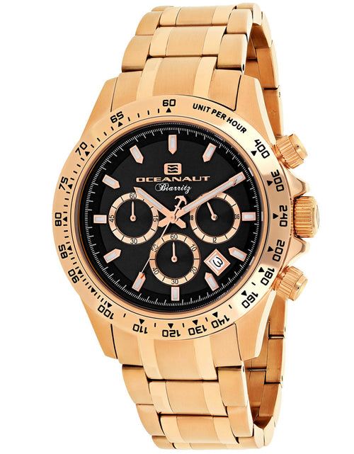 Load image into Gallery viewer, Oceanaut Men's Biarritz Black Dial Watch - OC6119 by Balec Group
