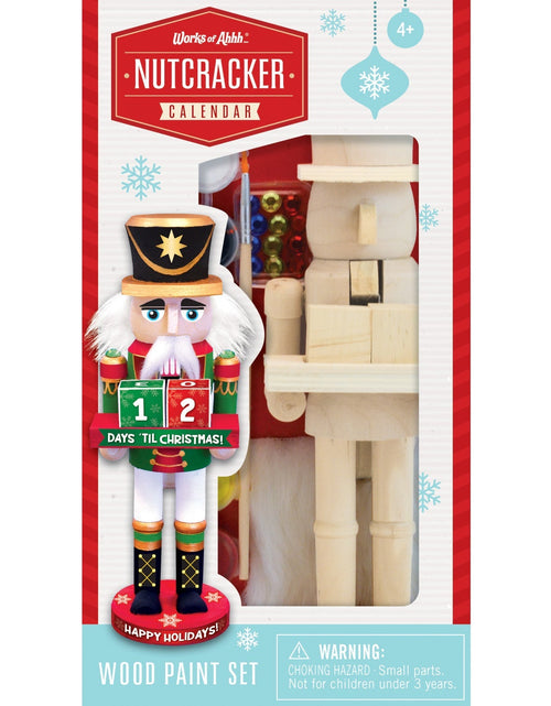 Load image into Gallery viewer, Nutcracker Calendar Wood Paint Set by MasterPieces Puzzle Company INC

