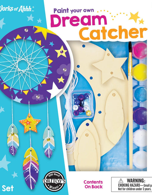 Load image into Gallery viewer, Dreamcatcher Wood Craft &amp; Paint Kit by MasterPieces Puzzle Company INC
