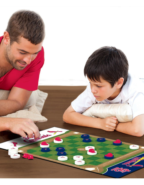 Load image into Gallery viewer, St. Louis Cardinals Checkers Board Game by MasterPieces Puzzle Company INC
