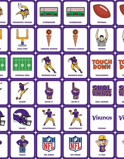 Load image into Gallery viewer, Minnesota Vikings Matching Game by MasterPieces Puzzle Company INC
