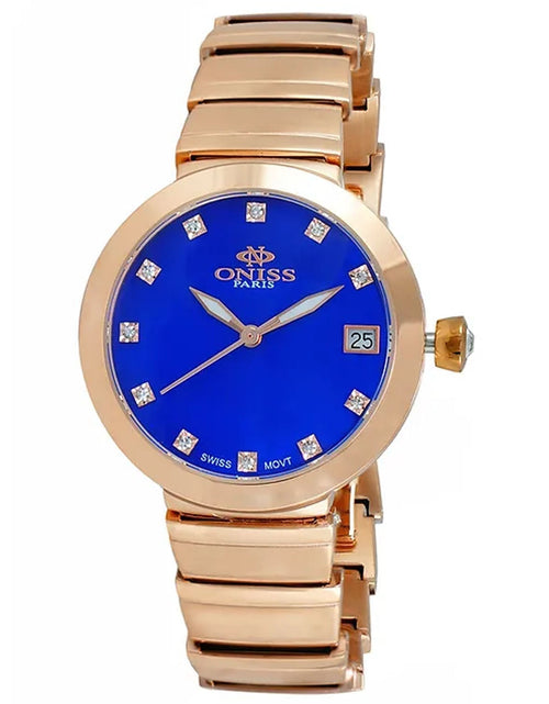 Load image into Gallery viewer, Oniss Women's Prima  Blue Dial Watch - ON5559-31_RGBU by Balec Group
