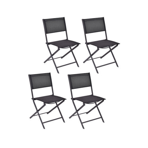 Load image into Gallery viewer, Set of 4 Outdoor Patio Foldable Chairs
