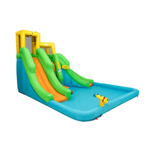 Load image into Gallery viewer, Inflatable Water Park Bounce House with Climbing Wall without Blower
