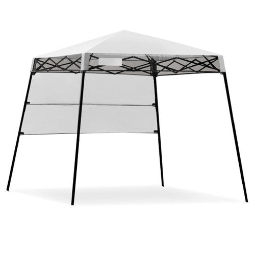 Load image into Gallery viewer, 7 x 7 Feet Sland Adjustable Portable Canopy Tent with Backpack-White
