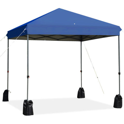 Load image into Gallery viewer, 8’x8' Outdoor Pop up Canopy Tent  w/Roller Bag-Blue
