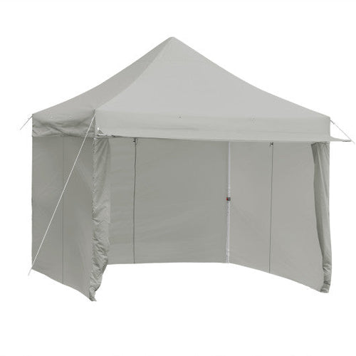 Load image into Gallery viewer, 10 x 10 Feet Pop up Gazebo with 4 Height and Adjust Folding Awning-Gray
