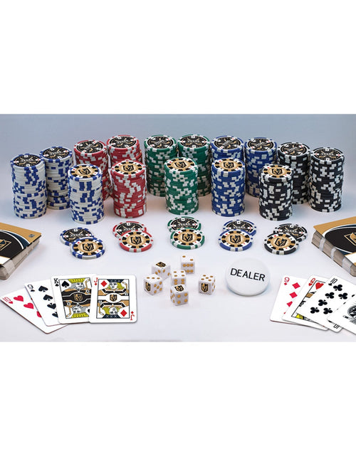 Load image into Gallery viewer, Las Vegas Golden Knights 300 Piece Poker Set by MasterPieces Puzzle Company INC
