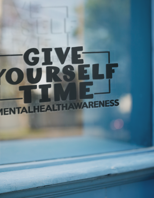 Load image into Gallery viewer, Give Yourself Time Mental Health Awareness Sticker by WinsterCreations™ Official Store
