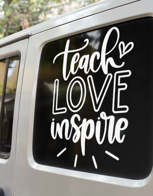 Load image into Gallery viewer, Teach Love Inspire Teacher Sticker by WinsterCreations™ Official Store
