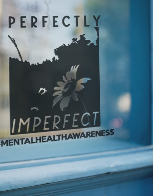 Load image into Gallery viewer, Perfectly Imperfect Mental Health Awareness Sticker by WinsterCreations™ Official Store
