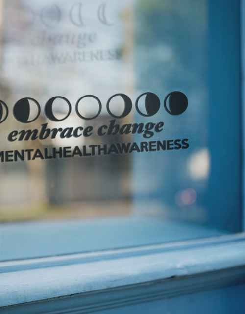 Load image into Gallery viewer, Embrace Change Mental Health Awareness Sticker by WinsterCreations™ Official Store
