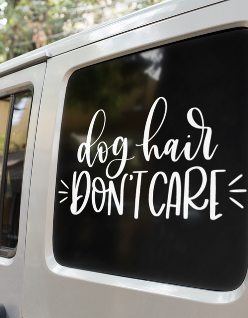 Load image into Gallery viewer, Dog Hair Dont Care Dog Mom Sticker by WinsterCreations™ Official Store
