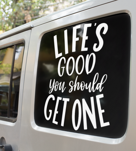 Lifes Good You Should Get One Sarcastic Sticker by WinsterCreations™ Official Store