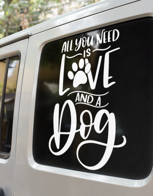 Load image into Gallery viewer, All You Need Is Love And A Dog Mom Sticker by WinsterCreations™ Official Store
