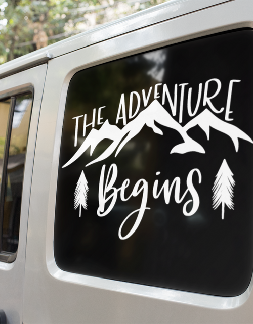 Load image into Gallery viewer, The Adventure Begins Sticker by WinsterCreations™ Official Store
