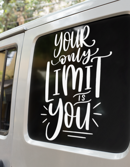 Load image into Gallery viewer, Your Only Limit Is You Inspirational Sticker by WinsterCreations™ Official Store
