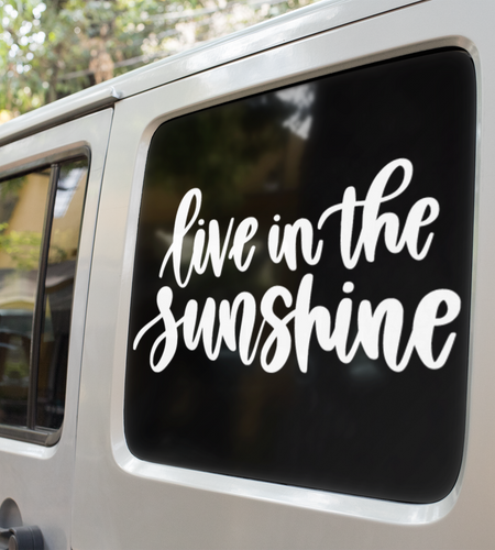 Live In The Sunshine Boho Sticker by WinsterCreations™ Official Store