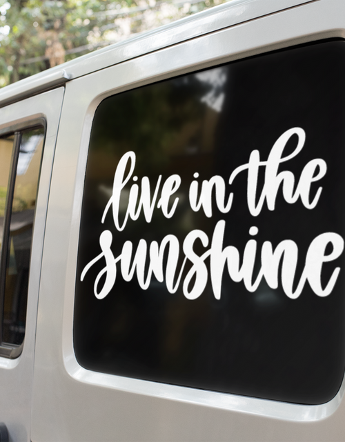 Load image into Gallery viewer, Live In The Sunshine Boho Sticker by WinsterCreations™ Official Store
