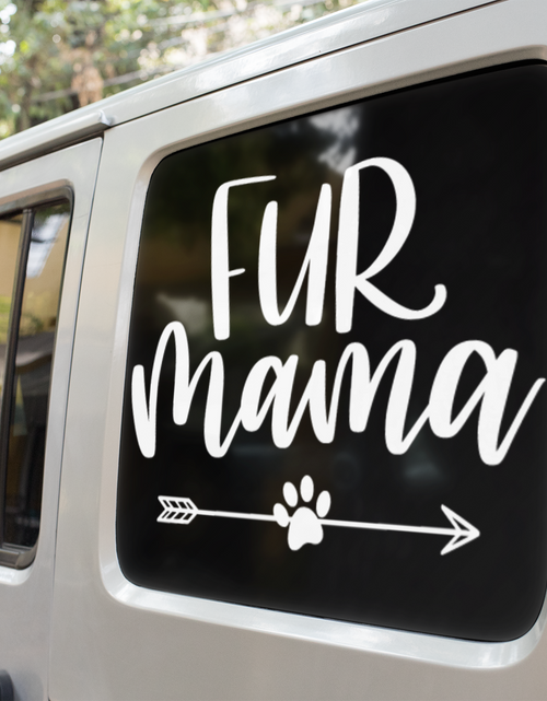 Load image into Gallery viewer, Fur Mama Dog Mom Sticker by WinsterCreations™ Official Store
