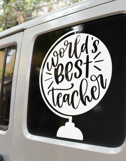 Load image into Gallery viewer, Worlds Best Teacher Sticker by WinsterCreations™ Official Store
