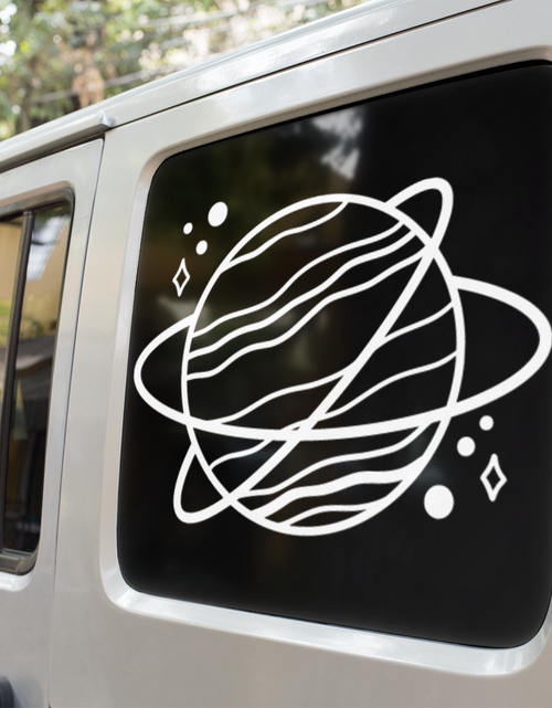 Load image into Gallery viewer, Planet With Rings Boho Sticker by WinsterCreations™ Official Store
