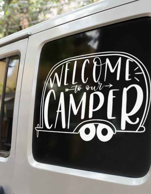 Load image into Gallery viewer, Welcome To Our Camper Adventure Sticker by WinsterCreations™ Official Store
