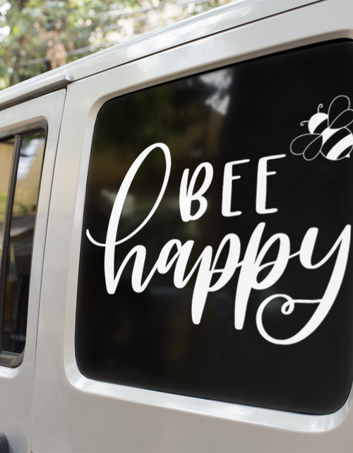 Load image into Gallery viewer, Bee Happy 2 Bumble Bee Sticker by WinsterCreations™ Official Store

