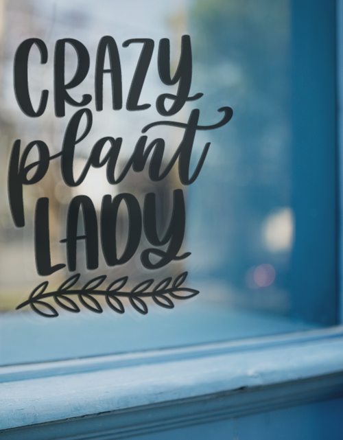 Load image into Gallery viewer, Crazy Plant Lady Plant Mom Sticker by WinsterCreations™ Official Store
