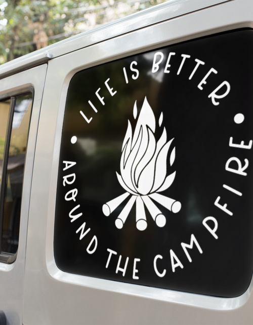 Load image into Gallery viewer, Life Is Better Around The Campfire Adventure Sticker by WinsterCreations™ Official Store

