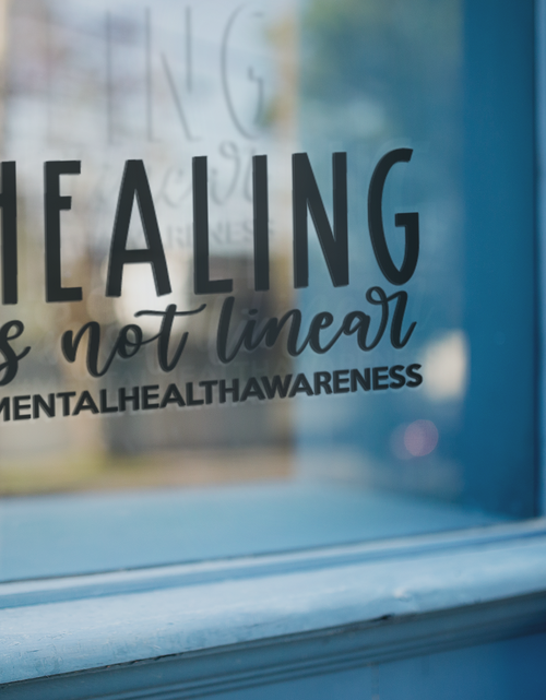 Load image into Gallery viewer, Healing Is Not Linear Mental Health Awareness Sticker by WinsterCreations™ Official Store

