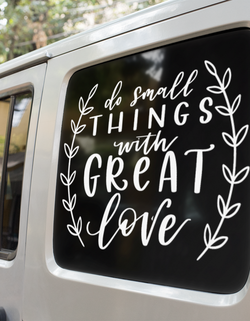 Load image into Gallery viewer, Do Small Things With Great Love Inspirational Sticker by WinsterCreations™ Official Store
