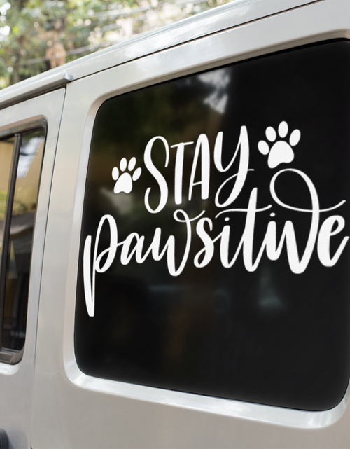Load image into Gallery viewer, Stay Pawsitive Dog Mom Sticker by WinsterCreations™ Official Store
